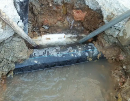 东胜测漏水之水管漏水